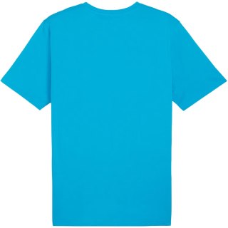 Koszulka męska Puma Team Rise Logo Jersey Cotton jasnoniebieska 658705 02
