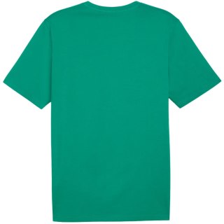 Koszulka męska Puma Team Rise Logo Jersey Cotton zielona 658705 05