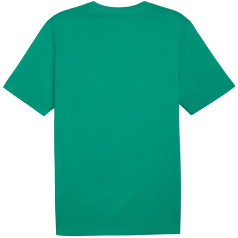 Koszulka męska Puma Team Rise Logo Jersey Cotton zielona 658705 05
