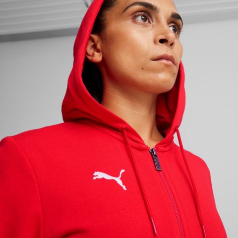 Bluza damska Puma Team Goal Casuals Hoody czerwona 658621 01
