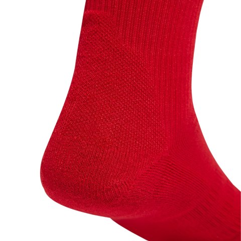 Skarpety piłkarskie adidas Football Cushioned Performance Crew czerwone JW3435