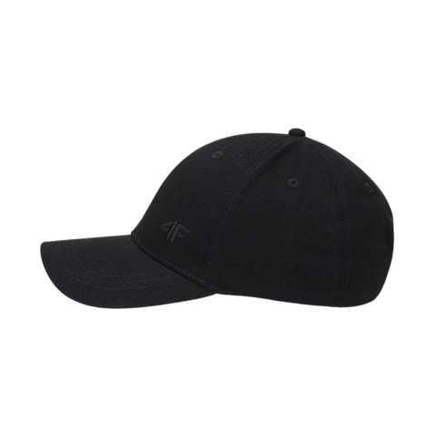 Czapka z daszkiem 4F U367 głęboka czerń 4FWSS25ACABU367 20S