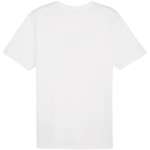Koszulka męska Puma Team Rise Logo Jersey Cotton biała 658705 04