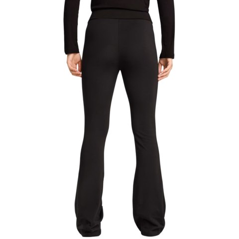 Legginsy damskie Puma Ess High-Waist Flared czarne 631542 01