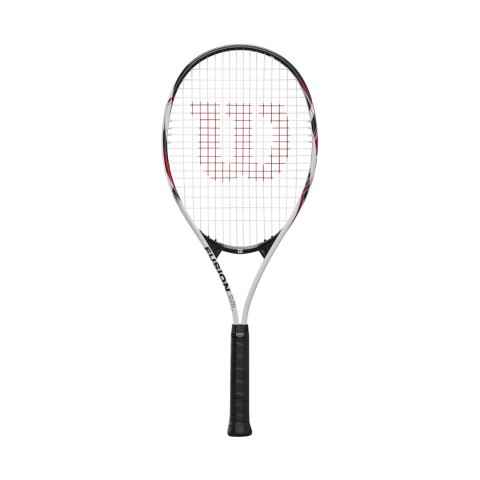 Rakieta do tenisa ziemnego Wilson Fusion XL Rkt 3 4 3/8 biało-czarna WR147910U3
