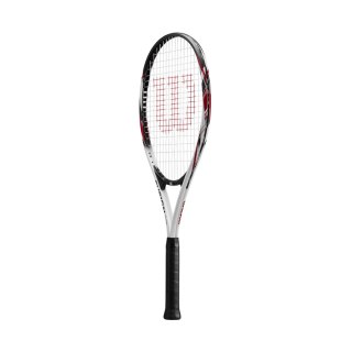 Rakieta do tenisa ziemnego Wilson Fusion XL Rkt 3 4 3/8 biało-czarna WR147910U3