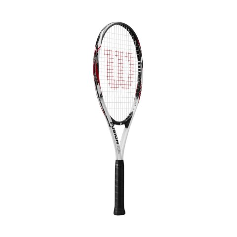 Rakieta do tenisa ziemnego Wilson Fusion XL Rkt 3 4 3/8 biało-czarna WR147910U3