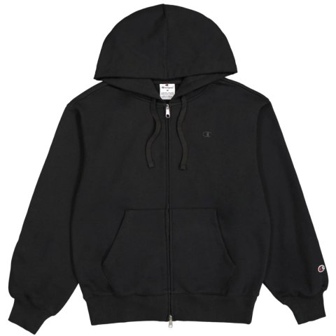 Bluza damska Champion Full Zip Hoodie Sweatshirt czarna 117787 KK001