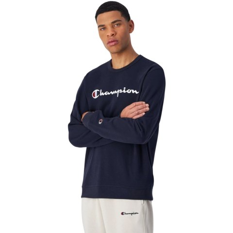 Bluza męska Champion Crewneck Sweatshirt granatowa 220727 BS501
