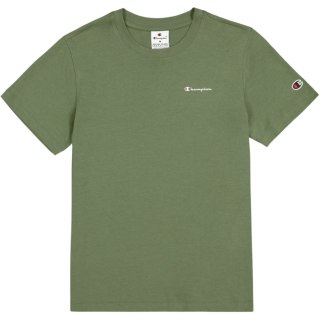 Koszulka damska Champion SS Tee zielona 118091 GS136