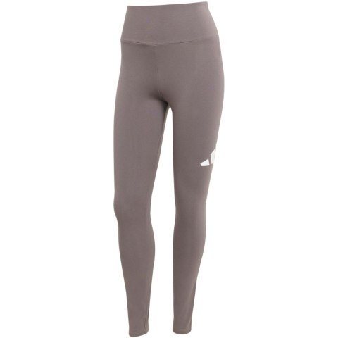 Legginsy damskie adidas Essentials Big Logo Cotton szare JH1188