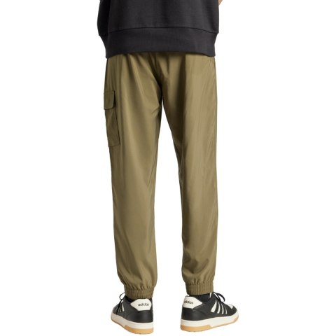 Spodnie męskie adidas Essentials Small Logo Cargo oliwkowe JD1824