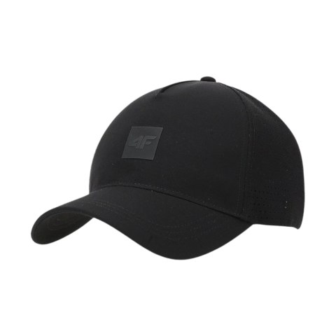 Czapka z daszkiem 4F U372 głęboka czerń 4FWSS25ACABU372 20S