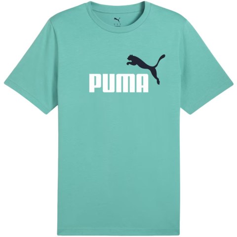 Koszulka męska Puma Ess 2 Color No.1 Logo miętowa 684708 59