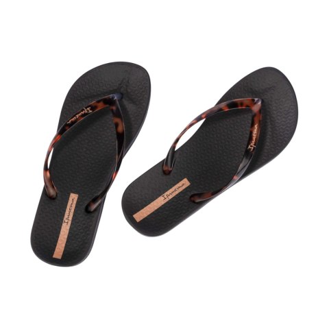 Klapki damskie Ipanema Anat Connect czarno-brązowe 83648-AR100