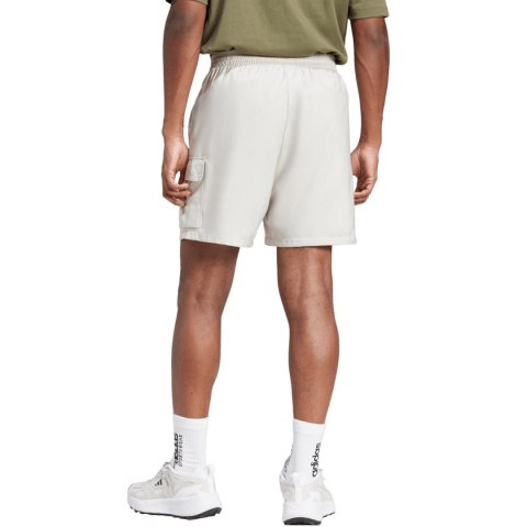 Spodenki męskie adidas Essentials Small Logo Cargo Chelsea białe JD1828
