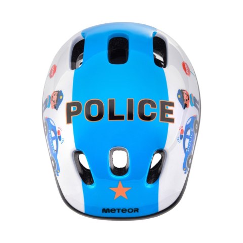 Kask rowerowy Meteor KS06 Police rozm. S 48-52 cm 17443