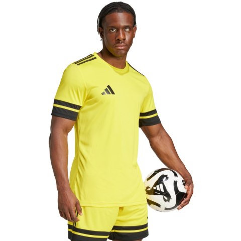 Koszulka męska adidas Squadra 25 Jersey Short Sleeve żółta JG5831