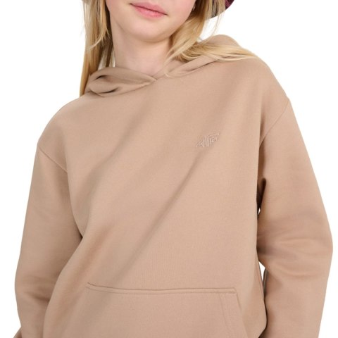 Bluza dla dziewczynki 4F F1854 beżowa 4FJWSS25TSWSF1854 83S