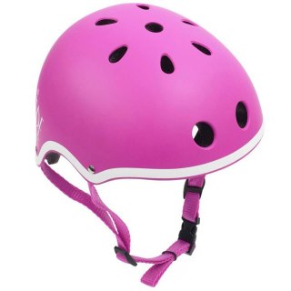 Kask SMJ różowy dla dziewczynki regulowany F501