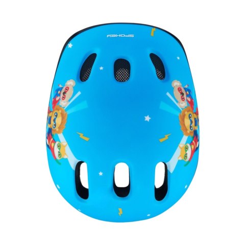 Kask rowerowy dla dzieci Spokey Fun niebieski M 52-56 cm 944803