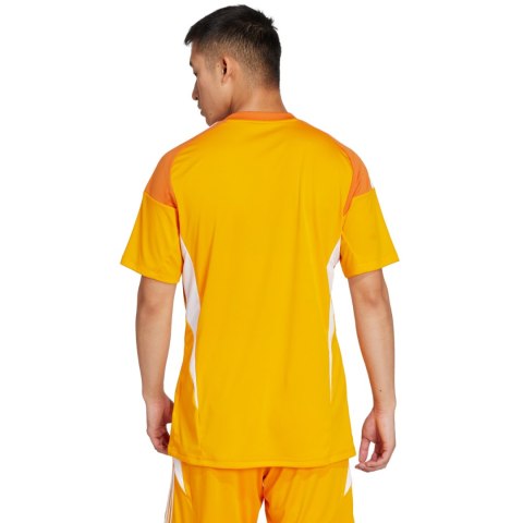Koszulka bramkarska męska adidas Tiro 25 Competition Jersey Short Sleeve pomarańczowa JN4502
