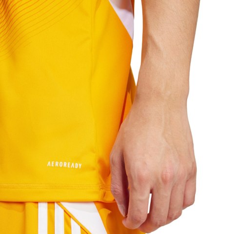 Koszulka bramkarska męska adidas Tiro 25 Competition Jersey Short Sleeve pomarańczowa JN4502