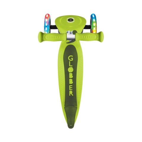 Hulajnoga SMJ Globber 3-kołowa 432-106-3 Primo Foldable Lights limonkowa