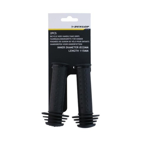Chwyty rączki do kierownicy 115 mm Dunlop czarne 1070902