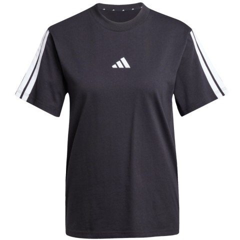 Koszulka damska adidas Essentials 3-Stripes Cotton czarna JM2393