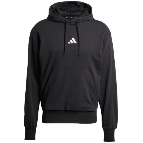 Bluza męska adidas Essentials Feelcozy French Terry czarna JE3849