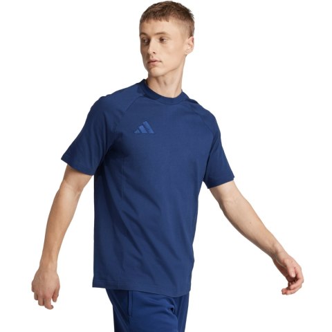 Koszulka męska adidas Tiro 25 Tee Travel granatowa JY5949