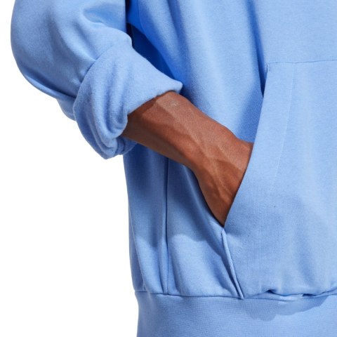 Bluza męska adidas Essentials Feelcozy Fleece Hoodie jasnoniebieska JX3312