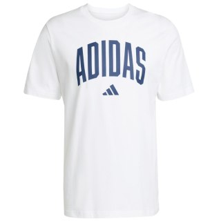 Koszulka męska adidas Collegiate Lineage Graphic biała JM6416