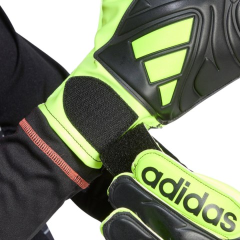 Rękawice bramkarskie adidas Copa Club czarno-zielone JN5340