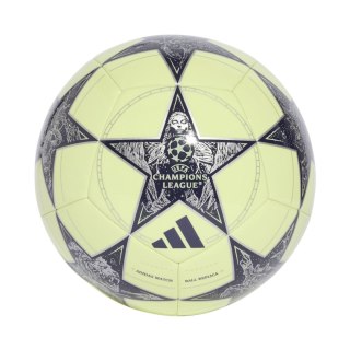Piłka nożna adidas UCL Club Real Madryt żółto-szara JN7307