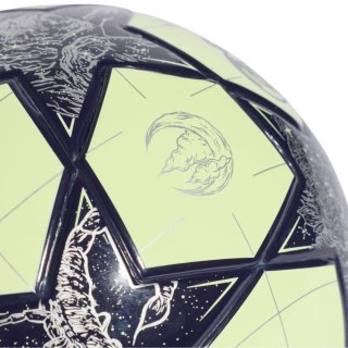 Piłka nożna adidas UCL Mini Real Madrid żółto-szaro-czarna JN7306