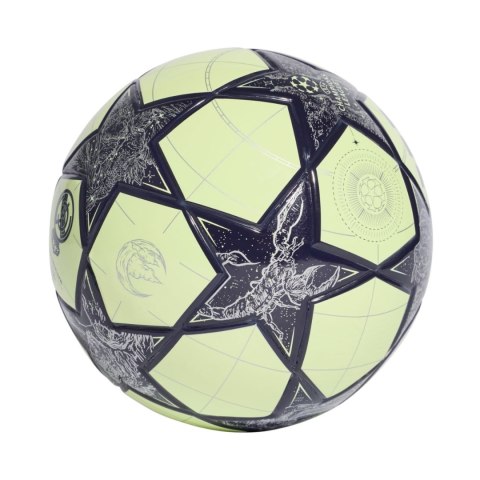 Piłka nożna adidas UCL Mini Real Madrid żółto-szaro-czarna JN7306