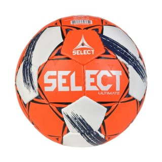 Piłka ręczna Select Ultimate European League 3 v24 EHF pomarańczowo-biała 13326