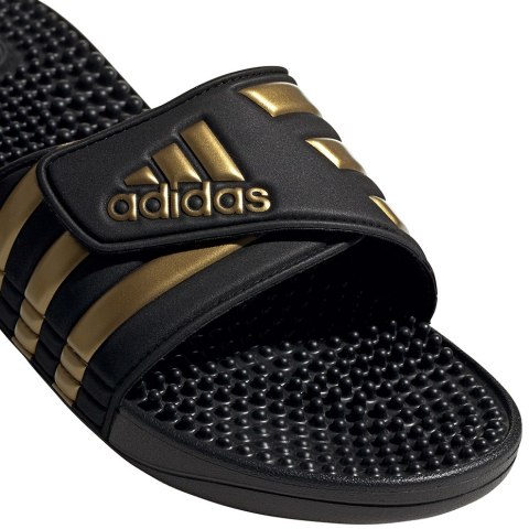 Klapki adidas Adissage czarno-złote EG6517