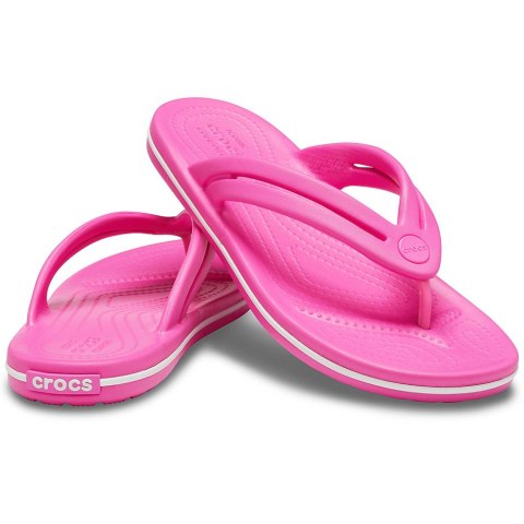 Klapki damskie Crocs Crocband Flip W różowe 206100 6QQ