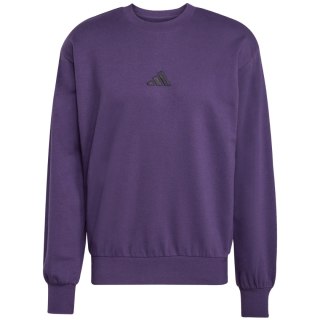 Bluza męska adidas Essentials Feelcozy Fleece fioletowa JX3313