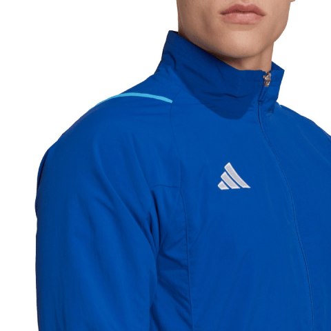 Bluza męska adidas Tiro 23 Competition Presentation niebieska HU1336