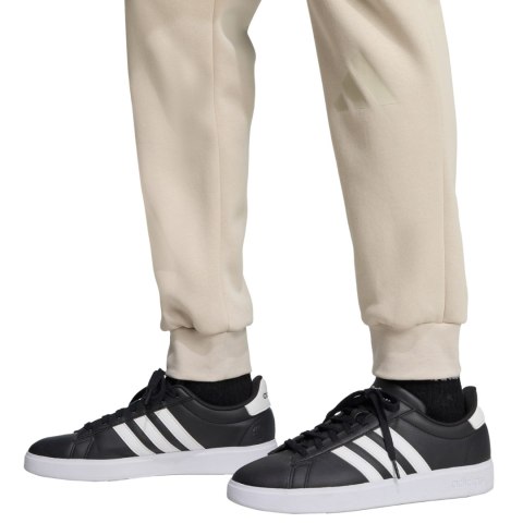 Dres męski adidas Sportswear Big Logo Fleece Colorblock beżowy JX5572