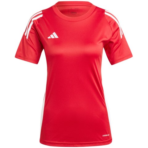 Koszulka damska adidas Tiro 24 Jersey czerwona IS1023