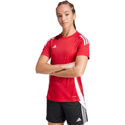 Koszulka damska adidas Tiro 24 Jersey czerwona IS1023