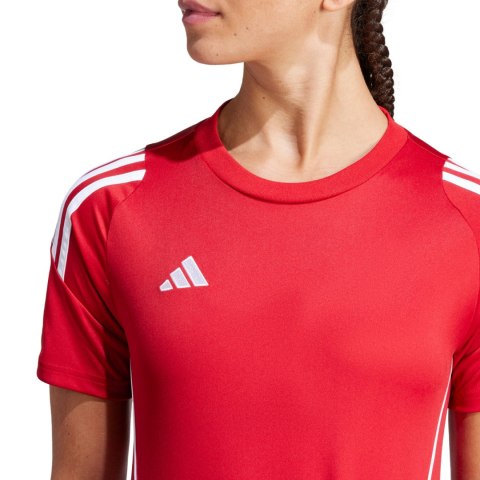 Koszulka damska adidas Tiro 24 Jersey czerwona IS1023