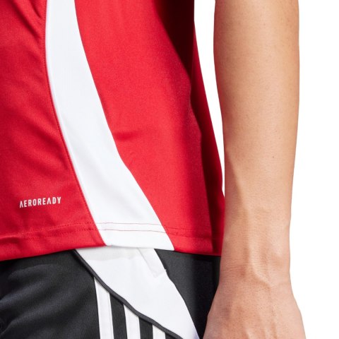 Koszulka damska adidas Tiro 24 Jersey czerwona IS1023
