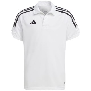 Koszulka dla dzieci adidas Tiro 23 League Polo biała HS3589