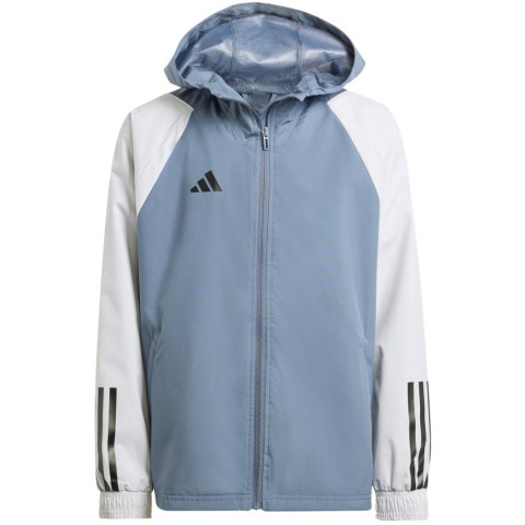 Kurtka dla dzieci adidas Tiro 23 Competition All-Weather szara HU1319